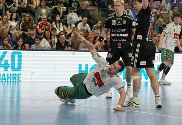 08 03 2026 Handball 1 Bundesliga DAIKIN HBL Season 2025 2026 24 Matchday HC Erlangen Metropolregion Nürnberg HCE GWD Minden DaMa xdaxmax Tom Bergner 28, GWD Minden