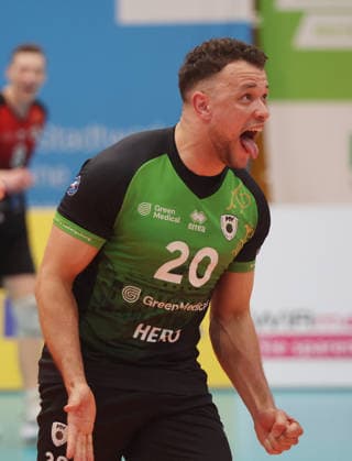 Ludwigsburg , 1 Bundesliga Volleyball Barock Volleys MTV Ludwigsburg vs SWD powervolleys Düren , Jeffrey Klok Ludwigsburg