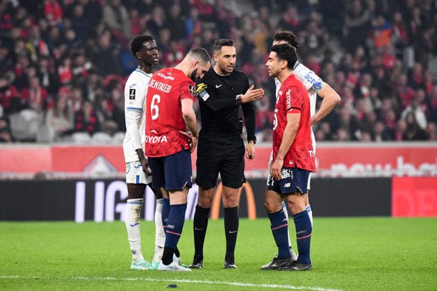 Lille OSC v FC Lorient - Ligue 1 McDonald s Abdelatif KHERRADJI (ARBITRE) during the Ligue 1 McDonald s match between Lille and Lorient at Stade Pierre Mauroy on March 8, 2026 in Lille, France. Lille France  Copyright: xFEPx 776348315
