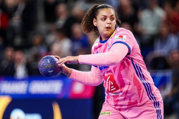 Handball Féminin : France - Croatie (Qualification Euro) PHOTOPQR LE REPUBLICAIN LORRAIN Hugo AZMANI ; Metz ; 08 03 2026 ; Handball Féminin : France - Croatie (Qualification Euro) ; Sarah Bouktit (FRA) Metz, France, march 8th 2026 Women s Handball: France vs. Croatia EURO Qualifier, EM, Europameisterschaft Metz Moselle Moselle Lorraine France  Copyright: xPHOTOPQR LExREPUBLICAINxLORRAIN xHugoxAZMANIx 20260308RBL3197 20260308RBL3197
