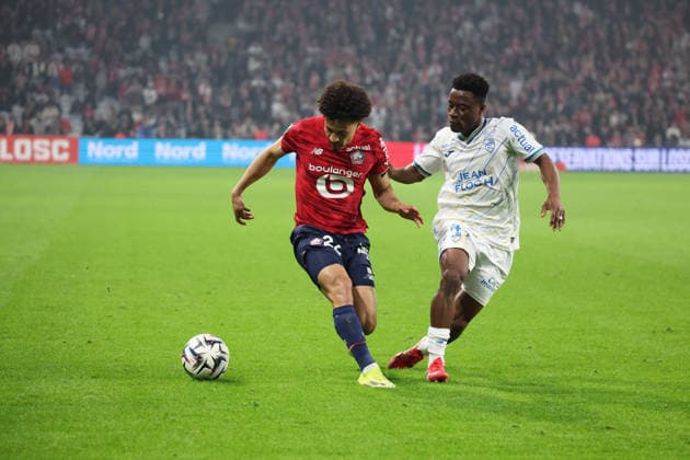 FOOTBALL : LOSC Lille vs FC Lorient - Ligue 1 J25 - 08 03 2026 Tiago SANTOS (LOSC Lille) lors du match LOSC Lille vs FC Lorient, Ligue 1 J25, Decathlon Arena stade Pierre Mauroy, le 8 mars 2026 - photo Laurent Sanson PsnewZ  Copyright: xLaurentxSANSONx xPsnewZx