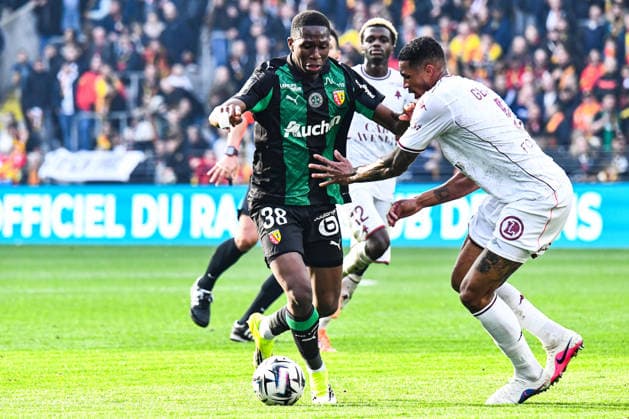 FOOTBALL : RC Lens vs FC Metz - Ligue 1 - JournÃ e 25 - 08 03 2026 Rayan Fofana (RC Lens) LensFrance  Copyright: xBaptistexAutissierx