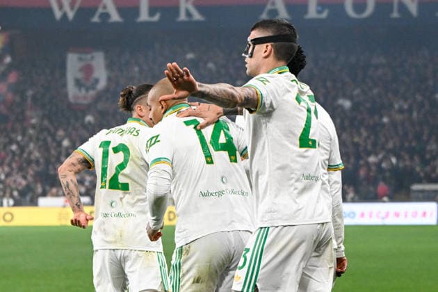 Roma™s Evan Ndicka celebrates after scoring a goal for his team during the Serie A soccer match between Genoa and Roma at the Luigi Ferraris Stadium in Genoa, Italy - Sunday, March 08, 2026. - Soccer .  Copyright: xTanoxPecoraro LaPressex