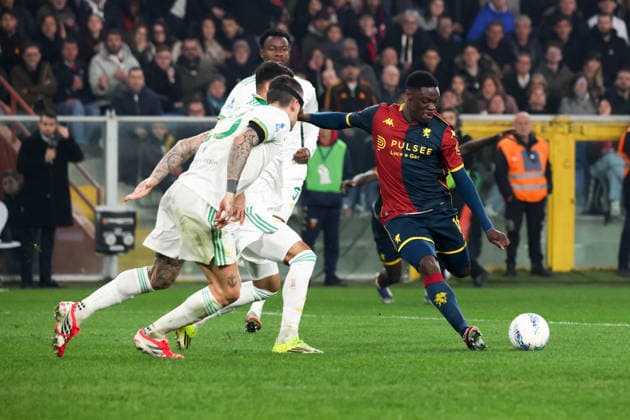 Serie A, Day 28, Stadio Ferraris, Genova, Genoa-Roma, in the photo: occasion Ekuban  Copyright: xGabrielexSiri IPAxSportx xipa-agency.netx xx IPA_72584146 IPA_Agency_IPA72584146