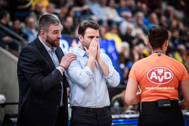 Benka Barloschky Veolia Towers Hamburg, Head Coach GER, MHP Riesen Ludwigsburg Veolia Towers Hamburg, Basketball Bundesliga, easycredit BBL, 23 Matchday, Season 2025 2026, 08 03 2026 GER, MHP Riesen Ludwigsburg Veolia Towers Hamburg, Basketball Bundesliga, easycredit BBL, 23 Matchday, Season 2025 2026, 08 03 2026 Ludwigsburg Copyright: xSandyxDinkelackerx EP_SDR