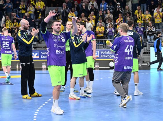 HBL Handball Bundesliga Season 2025 26 Mannheim SAP Arena 08 03 2026 Rhein Neckar Löwen rnl Bergischer HC bhc 28 25 Jannik KOHLBACHER Rhein Neckar Löwen mi, scored the most goals HBL Handball Bundesliga