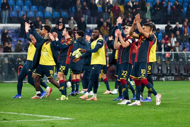 Serie A, Day 28, Stadio Ferraris, Genova, Genoa-Roma, in the photo: Genoa end match  Copyright: xGabrielexSiri IPAxSportx xipa-agency.netx xx IPA_72586260 IPA_Agency_IPA72586260