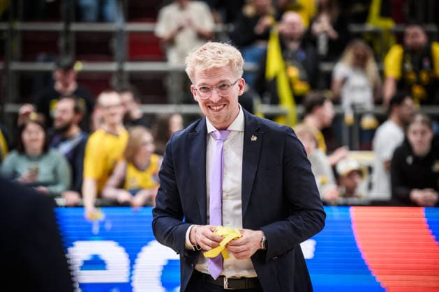 Johs Andersen MHP RIESEN Ludwigsburg, Co Coach GER, MHP Riesen Ludwigsburg Veolia Towers Hamburg, Basketball Bundesliga, easycredit BBL, 23 Matchday, Season 2025 2026, 08 03 2026 GER, MHP Riesen Ludwigsburg Veolia Towers Hamburg, Basketball Bundesliga, easycredit BBL, 23 Matchday, Season 2025 2026, 08 03 2026 Ludwigsburg Copyright: xSandyxDinkelackerx EP_SDR