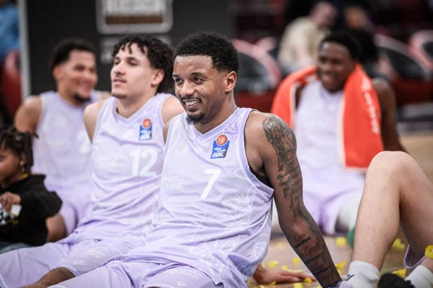 Elijah Hughes MHP RIESEN Ludwigsburg, 07 GER, MHP Riesen Ludwigsburg Veolia Towers Hamburg, Basketball Bundesliga, easycredit BBL, 23 Matchday, Season 2025 2026, 08 03 2026 GER, MHP Riesen Ludwigsburg Veolia Towers Hamburg, Basketball Bundesliga, easycredit BBL, 23 Matchday, Season 2025 2026, 08 03 2026 Ludwigsburg Copyright: xSandyxDinkelackerx EP_SDR