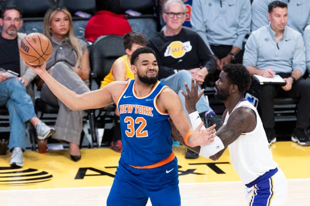 Basketball, NBA, Los Angeles Lakers - New York Knicks