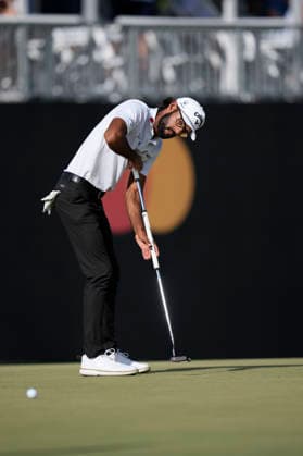 March 8, 2026, Orlando, Florida, USA: March 8, 2026, Orlando, Florida.Akshay Bhatia hits a putt on the 14th green during the fourth round of the Arnold Palmer Invitational at the Bay Hill Club and Lodge. Orlando USA - ZUMAd212 20260308_zsp_d212_038 Copyright: xRichardxDolex
