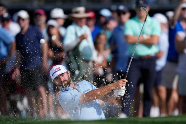 March 8, 2026, Orlando, Florida, USA: March 8, 2026, Orlando, Florida.Cameron Young (USA) hits a bunker shot on the 14th hole during the fourth round of the Arnold Palmer Invitational at the Bay Hill Club and Lodge. Orlando USA - ZUMAd212 20260308_zsp_d212_031 Copyright: xRichardxDolex
