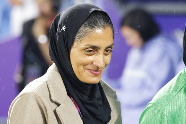 GOLD COAST, AUSTRALIA - MARCH 08 Marziyeh Jafari (IR Iran Head Coach) is seen on the touchline before the Womens Asian Cup match between Islamic Republic of Iran and Philippines at the Gold Coast Stadium on March 08 2026 in Gold Coast, Australia Copyright: xMatthewxStarlingx xSPPx Sportspressphoto_SPR106256