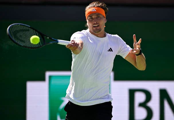 Tennis 2026: BNP Paribas Open MAR 08 March 08, 2026 Alexander Zverev of Germany returns a shot against Brandon Nakashima during their match at the BNP Paribas Open held at the Indian Wells Tennis Garden in Indian Wells, California. California. Mandatory Photo Credit : Charles Baus CSM (Credit Image: Â Charles Baus Cal Media) Indian Wells Ca United States of America EDITORIAL USE ONLY Copyright: xx ZUMA-20260308_zma_c04_263.jpg CharlesxBausx csmphotothree478710