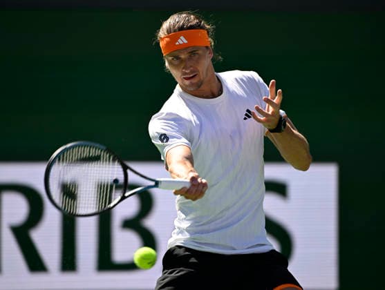 Tennis 2026: BNP Paribas Open MAR 08 March 08, 2026 Alexander Zverev of Germany returns a shot against Brandon Nakashima during their match at the BNP Paribas Open held at the Indian Wells Tennis Garden in Indian Wells, California. California. Mandatory Photo Credit : Charles Baus CSM (Credit Image: Â Charles Baus Cal Media) Indian Wells Ca United States of America EDITORIAL USE ONLY Copyright: xx ZUMA-20260308_zma_c04_257.jpg CharlesxBausx csmphotothree478716