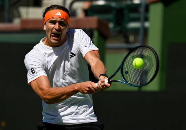 Tennis 2026: BNP Paribas Open MAR 08 March 08, 2026 Alexander Zverev of Germany returns a shot against Brandon Nakashima during their match at the BNP Paribas Open held at the Indian Wells Tennis Garden in Indian Wells, California. California. Mandatory Photo Credit : Charles Baus CSM (Credit Image: Â Charles Baus Cal Media) Indian Wells Ca United States of America EDITORIAL USE ONLY Copyright: xx ZUMA-20260308_zma_c04_264.jpg CharlesxBausx csmphotothree478709