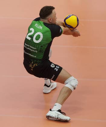 Ludwigsburg , 1 Bundesliga Volleyball Barock Volleys MTV Ludwigsburg vs SWD powervolleys Düren , Jeffrey Klok Ludwigsburg