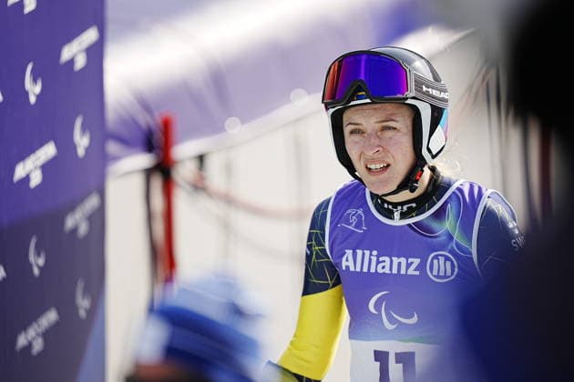 CORTINA, ITALY 20260309 Sweden s Ebba Arsjö during the alpine super-g in the Paralympics at Tofane Alpine Skiing Centre. *** The image is included in the SPORTS PACKAGE. For others PAYMENT IMAGE *** CORTINA ITALY x9200x  Copyright: xBjörnxLarssonxRosvall TTx PARALYMPICS 2026 SUPER-G