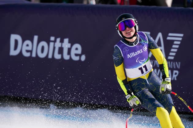 CORTINA, ITALY 20260309 Sweden s Ebba Arsjö during the alpine super-g in the Paralympics at Tofane Alpine Skiing Centre. *** The image is included in the SPORTS PACKAGE. For others PAYMENT IMAGE *** CORTINA ITALY x10500x *** CORTINA, ITALY 20260309 Sweden s Ebba Arsjö during the alpine super g in the Paralympics at Tofane Alpine Skiing Centre The image is included in the SPORTS PACKAGE For others PAYMENT IMAGE CORTINA ITALY x10500x  Copyright: xOscarxOlsson ParasportxSverigex TTx PARALYMPICS SUPER-G