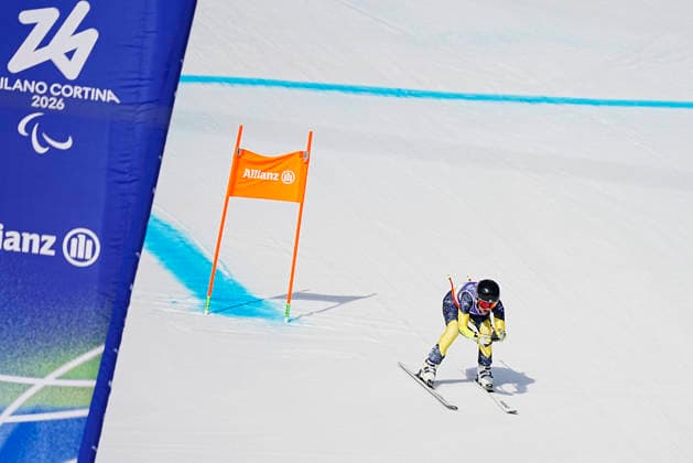 CORTINA, ITALY 20260309 Sweden s Ebba Arsjö during the alpine super-g in the Paralympics at Tofane Alpine Skiing Centre. *** The image is included in the SPORTS PACKAGE. For others PAYMENT IMAGE *** CORTINA ITALY x9200x *** CORTINA, ITALY 20260309 Sweden s Ebba Arsjö during the alpine super g in the Paralympics at Tofane Alpine Skiing Centre The image is included in the SPORTS PACKAGE For others PAYMENT IMAGE CORTINA ITALY x9200x  Copyright: xBjörnxLarssonxRosvall TTx PARALYMPICS 2026 SUPER-G