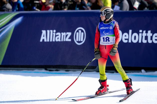 PARALYMPICS - Winter Paralympics Milano Cortina 2026 CORTINA D AMPEZZO,ITALY,09.MAR.26 - PARALYMPICS, ALPINE SKIING - Paralympic Winter games, Winterspiele,Spiele, Summer games Milano Cortina 2026, Super G, women. Image shows Anna-Maria Rieder (GER).  GEPAxpictures xMatthiasxTrinkl