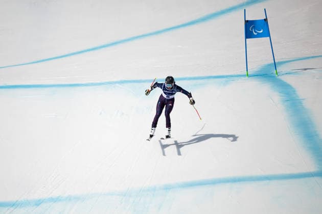260309 Neil Simpson of Great Britain competes in the men s Super-G para alpine skiing during day 3 of the Milano Cortina 2026 Winter Paralympic Games on March 9, 2026 in Cortina. Photo: Maxim Thore BILDBYRAN kod MT MT1014 alpint alpine skiing paralympic games paralympics paralympiska spel paralympiske leker vinter-paralympics winter paralympics milano cortina 2026 milano cortina 2026 winter paralympic games 3 bbeng super-g herr storbritannien *** 260309 Neil Simpson of Great Britain competes in the men s Super G para alpine skiing during day 3 of the Milano Cortina 2026 Winter Paralympic Games on March 9, 2026 in Cortina Photo Maxim Thore BILDBYRAN kod MT MT1014 alpint alpine skiing paralympic games paralympiska spel paralympiske leker vinter paralympics winter paralympics milano cortina 2026 milano cortina 2026 winter paralympic games 3 bbeng super g herr storbritannien  Copyright: MAXIMxTHORE BB260309MT022
