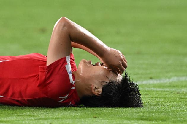 SOCCER ASIAN CUP NORTH KOREA CHINA, Kim Kyong Yong of North Korea reacts after a missed shot at goal during the AFC Women™s Asian Cup Group B match between North Korea and China at CommBank Stadium in Sydney, Monday, March 9, 2026. ( NO ARCHIVING, EDITORIAL USE ONLY SYDNEY NEW SOUTH WALES AUSTRALIA  Copyright: xDEANxLEWINSx 20260309144932464206