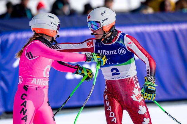 PARALYMPICS - Winter Paralympics Milano Cortina 2026 CORTINA D AMPEZZO,ITALY,09.MAR.26 - PARALYMPICS, ALPINE SKIING - Paralympic Winter games, Winterspiele,Spiele, Summer games Milano Cortina 2026, Super G, men. Image shows Kalle Ericsson (CAN).  GEPAxpictures xMatthiasxTrinkl