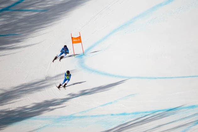 260309 Giacomo Bertagnolli of Italy with guide Andrea Ravelli compete in the men s Super-G para alpine skiing during day 3 of the Milano Cortina 2026 Winter Paralympic Games on March 9, 2026 in Cortina. Photo: Maxim Thore BILDBYRAN kod MT MT1014 alpint alpine skiing paralympic games paralympics paralympiska spel paralympiske leker vinter-paralympics winter paralympics milano cortina 2026 milano cortina 2026 winter paralympic games 3 bbeng super-g herr italien *** 260309 Giacomo Bertagnolli of Italy with guide Andrea Ravelli compete in the men s Super G para alpine skiing during day 3 of the Milano Cortina 2026 Winter Paralympic Games on March 9, 2026 in Cortina Photo Maxim Thore BILDBYRAN kod MT MT1014 alpint alpine skiing paralympic games paralympiska spelen paralympiske leker vinter paralympics winter paralympics milano cortina 2026 milano cortina 2026 winter paralympic games 3 bbeng super g herr italien  Copyright: MAXIMxTHORE BB260309MT027