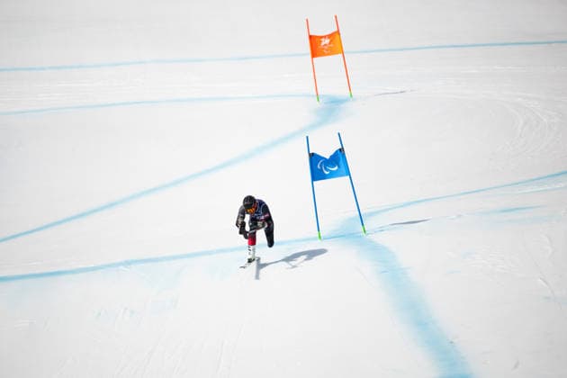 260309 Thomas Grochar of Austria competes in the men s Super-G para alpine skiing during day 3 of the Milano Cortina 2026 Winter Paralympic Games on March 9, 2026 in Cortina. Photo: Maxim Thore BILDBYRAN kod MT MT1014 alpint alpine skiing paralympic games paralympics paralympiska spel paralympiske leker vinter-paralympics winter paralympics milano cortina 2026 milano cortina 2026 winter paralympic games 3 bbeng super-g herr österrike *** 260309 Thomas Grochar of Austria competes in the men s Super G para alpine skiing during day 3 of the Milano Cortina 2026 Winter Paralympic Games on March 9, 2026 in Cortina Photo Maxim Thore BILDBYRAN kod MT MT1014 alpint alpine skiing paralympic games paralympiska spel paralympiske leker vinter paralympics winter paralympics milano cortina 2026 milano cortina 2026 winter paralympic games 3 bbeng super g herr österrike  Copyright: MAXIMxTHORE BB260309MT032
