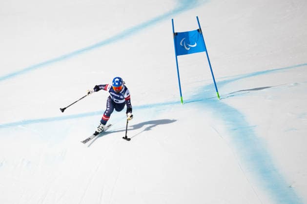 260309 Patrick Halgren of United States competes in the men s Super-G para alpine skiing during day 3 of the Milano Cortina 2026 Winter Paralympic Games on March 9, 2026 in Cortina. Photo: Maxim Thore BILDBYRAN kod MT MT1014 alpint alpine skiing paralympic games paralympics paralympiska spel paralympiske leker vinter-paralympics winter paralympics milano cortina 2026 milano cortina 2026 winter paralympic games 3 bbeng super-g herr usa *** 260309 Patrick Halgren of United States competes in the men s Super G para alpine skiing during day 3 of the Milano Cortina 2026 Winter Paralympic Games on March 9, 2026 in Cortina Photo Maxim Thore BILDBYRAN kod MT MT1014 alpint alpine skiing paralympic games paralympiska spel paralympiske leker vinter paralympics winter paralympics milano cortina 2026 milano cortina 2026 winter paralympic games 3 bbeng super g herr usa  Copyright: MAXIMxTHORE BB260309MT035