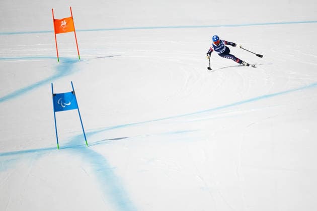260309 Patrick Halgren of United States competes in the men s Super-G para alpine skiing during day 3 of the Milano Cortina 2026 Winter Paralympic Games on March 9, 2026 in Cortina. Photo: Maxim Thore BILDBYRAN kod MT MT1014 alpint alpine skiing paralympic games paralympics paralympiska spel paralympiske leker vinter-paralympics winter paralympics milano cortina 2026 milano cortina 2026 winter paralympic games 3 bbeng super-g herr usa *** 260309 Patrick Halgren of United States competes in the men s Super G para alpine skiing during day 3 of the Milano Cortina 2026 Winter Paralympic Games on March 9, 2026 in Cortina Photo Maxim Thore BILDBYRAN kod MT MT1014 alpint alpine skiing paralympic games paralympiska spel paralympiske leker vinter paralympics winter paralympics milano cortina 2026 milano cortina 2026 winter paralympic games 3 bbeng super g herr usa  Copyright: MAXIMxTHORE BB260309MT037