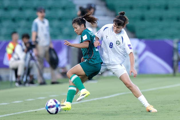 Football, Women, Asian Cup, Bangladesh - Uzbekistan