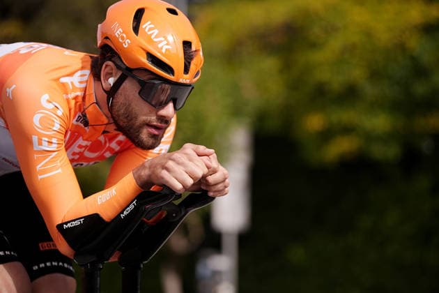 Ganna Filippo Of Ineos Grenadiers during reconnaissance Stage 1, an individual time trial, of the Tirreno-Adriatico cycling race in Lido di Camaiore. The 11.5-kilometer stage starts and finishes in Lido di Camaiore- Italy - Monday, March 9, 2026. - cycling .  Copyright: xMarcoxAlpozzi LaPressex