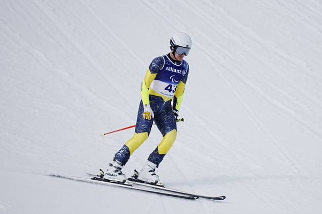 CORTINA, ITALY 20260309 Sweden s Arvid Skoglund skied out during the alpine super-g at the Paralympics at the Cortina Curling Olympic Stadium. *** The image is included in the SPORTS PACKAGE. For others PAYMENT IMAGE *** CORTINA ITALY x9200x *** CORTINA, ITALY 20260309 Sweden s Arvid Skoglund skied out during the alpine super g at the Paralympics at the Cortina Curling Olympic Stadium The image is included in the SPORTS PACKAGE For others PAYMENT IMAGE CORTINA ITALY x9200x  Copyright: xBjörnxLarssonxRosvall TTx PARALYMPICS 2026 SUPER-G