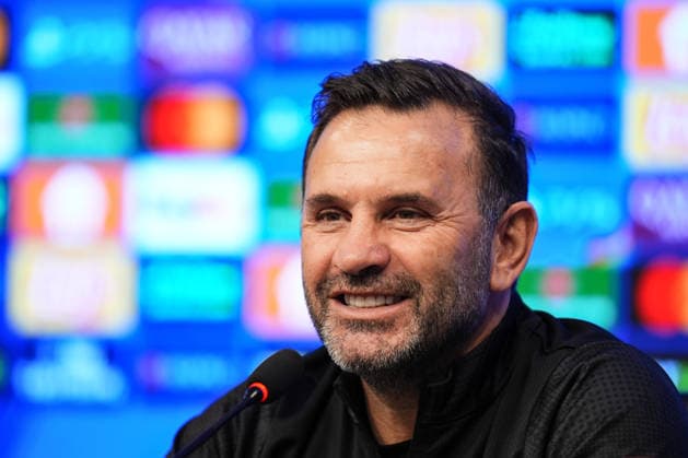 Ahead of Galatasaray v Liverpool – UEFA Champions League ISTANBUL, TURKIYE - MARCH 09: Head coach Okan Buruk of Galatasaray speaks during a press conference, PK, Pressekonferenz ahead of the UEFA Champions League round of 16 first-leg match against England’s Liverpool in Istanbul, Turkiye on March 09, 2026. Hakan Akgün Anadolu Istanbul Turkey. Editorial use only. Please get in touch for any other usage.  Copyright: x2026xAnadoluxHakanxAkgünx