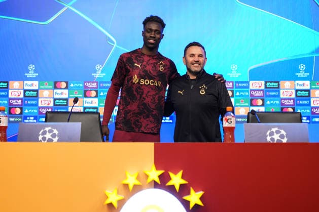 Football, CL, Galatasaray Istanbul, Press conference
