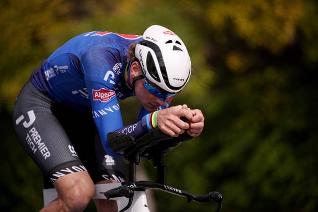 Van Der Poel Mathieu Of Alpecin-Premier Tech during reconnaissance Stage 1, an individual time trial, of the Tirreno-Adriatico cycling race in Lido di Camaiore. The 11.5-kilometer stage starts and finishes in Lido di Camaiore- Italy - Monday, March 9, 2026. - cycling .  Copyright: xMarcoxAlpozzi LaPressex
