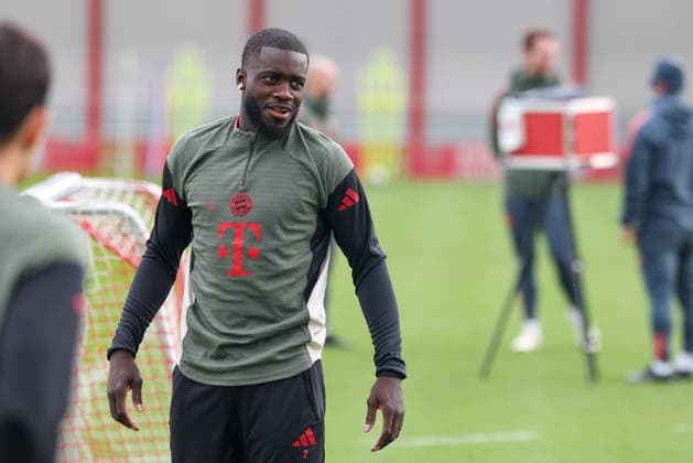Dayot Upamecano FC Bayern Muenchen, 02 , GER, Final training, FC Bayern Muenchen, Football, UEFA Champions League, Round of 16, First leg, 2025 2026 season, 09 03 2026, GER, Final training, FC Bayern Muenchen, Football, UEFA Champions League, Round of 16, First leg, 2025 2026 season, 09 03 2026 Muenchen Copyright: xEibner-Pressefoto JennixMaulx EP_JML