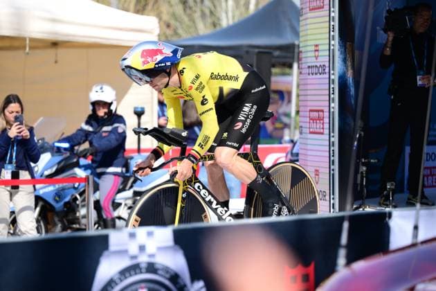 March 9, 2026, Camairone, Lucca, Italy: Stage 1 of the Tirreno Adriatico individual time trial on the seaside promenades of Camaiore. Pictured: Van Aert Wout . Camairone, Italy 09 March 2026 Tirreno Adriatico Individual Time Trial  - ZUMAa289 20260309_zia_a289_002 Copyright: xStefanoxDallexLuchex