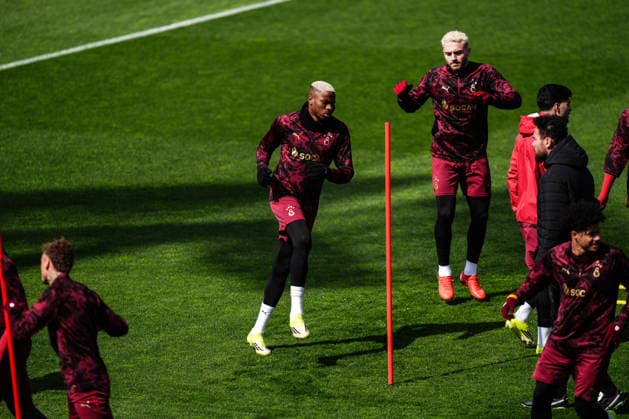 Ahead of Galatasaray v Liverpool - UEFA Champions League ISTANBUL, TURKIYE - MARCH 9: Victor Osimhen of Galatasaray attends the training session ahead of the UEFA Champions League round of 16 first-leg match between Galatasaray and Liverpool at Kemerburgaz Metin Oktay Facilities in Istanbul, Turkiye on March 09, 2026. Hakan Akgun Anadolu Istanbul Turkey. Editorial use only. Please get in touch for any other usage.  Copyright: x2026xAnadoluxHakanxAkgunx
