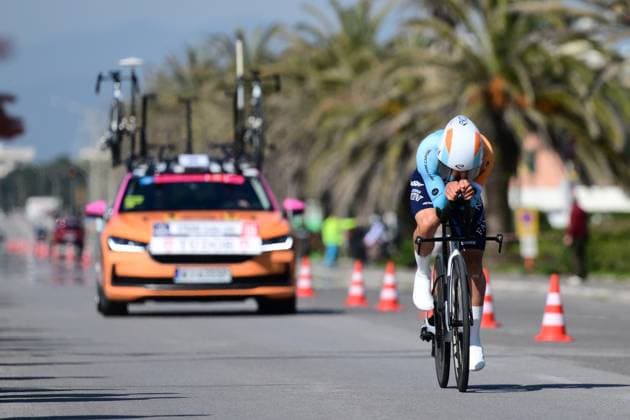 March 9, 2026, Camairone, Lucca, Italy: First stage of the Tirreno Adriatico individual time trial on the seaside avenues of the Municipality of Camaiore. Camairone, Italy 09 March 2026 Tirreno Adriatico Individual Time Trial  - ZUMAa289 20260309_zia_a289_012 Copyright: xStefanoxDallexLuchex