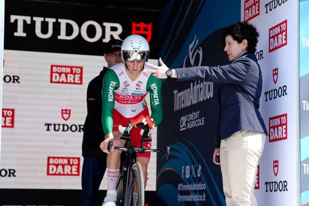 Lonardi Giovanni Of Team Polti Visitmalta during Stage 1, an individual time trial, of the Tirreno-Adriatico cycling race in Lido di Camaiore. The 11.5-kilometer stage starts and finishes in Lido di Camaiore- Italy - Monday, March 9, 2026. - cycling .  Copyright: xMassimoxPaolone LaPressex