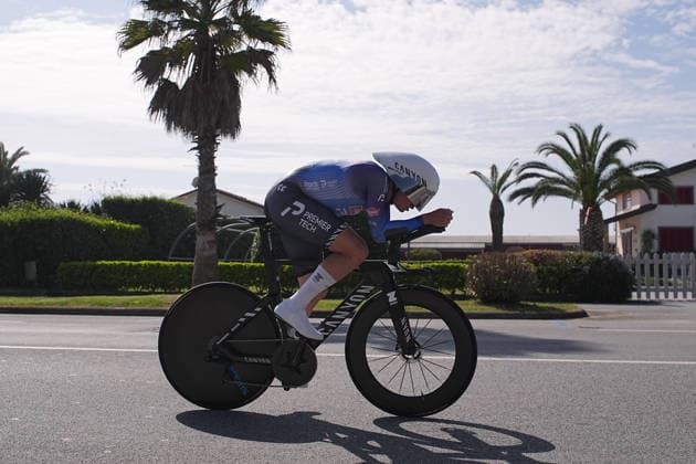 Grossschartner Felix Of Uae Team Emirates Xrg during Stage 1, an individual time trial, of the Tirreno-Adriatico cycling race in Lido di Camaiore. The 11.5-kilometer stage starts and finishes in Lido di Camaiore- Italy - Monday, March 9, 2026. - cycling .  Copyright: xMartcoxAlpozzi LaPressex