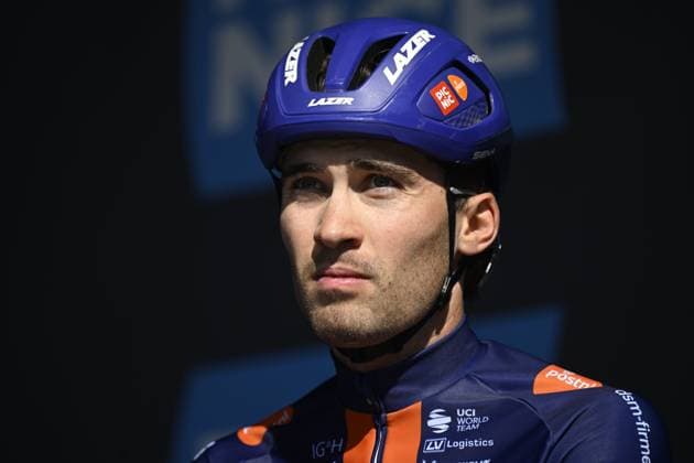 Paris Nice 2026 Stage 2 MONTARGIS, FRANCE - MARCH 09 : Markl Niklas (GER) of Team Picnic PostNL on stage before the start of the race during stage 2 of the 84th edition of Paris - Nice an UCI World Tour 2.UWT cycling road race stage for Men Elite of 187 km with start in Epone and finish in Montargis on March 9, 2026 in Montargis, France, 09 03 2026 ( Motordriver Guy De Vuyst - Montargis France  Copyright: xNicoxVereeckenx