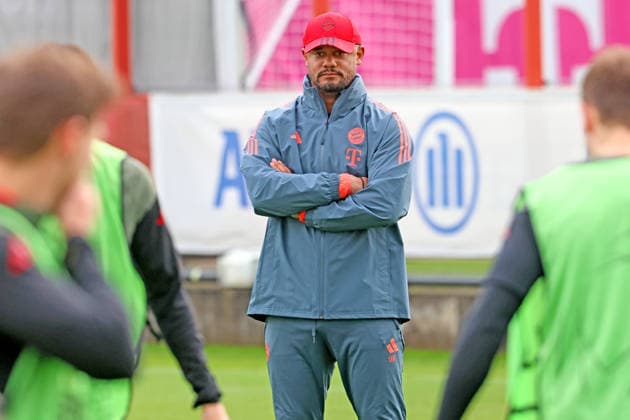 Coach Vincent Kompany, Player, Portrait, Portrait, Football final training UEFA Champions League match Atalanta Bergamo vs FC Bayern München 09 03 2026 Training ground, Säbenerstr PHOTO Mladen Lackovic LakoPress