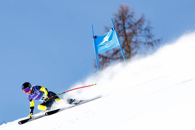 PARALYMPICS - Winter Paralympics Milano Cortina 2026 CORTINA D AMPEZZO,ITALY,09.MAR.26 - PARALYMPICS, ALPINE SKIING - Paralympic Winter games, Winterspiele,Spiele, Summer games Milano Cortina 2026, Super G, women. Image shows Ebba Aarsjoe (SWE).  GEPAxpictures xMaticxKlansek