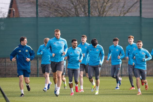 Football, CL, Newcastle United, Training