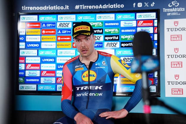 Walscheid Maximilian Richard Of Lidl-Trek during Stage 1, an individual time trial, of the Tirreno-Adriatico cycling race in Lido di Camaiore. The 11.5-kilometer stage starts and finishes in Lido di Camaiore- Italy - Monday, March 9, 2026. - cycling .  Copyright: xMassimoxPaolone LaPressex