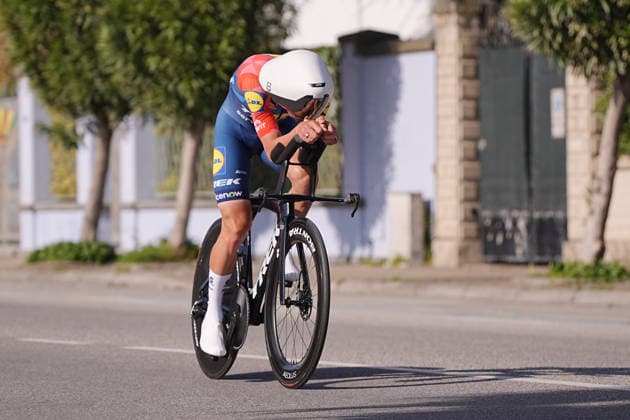 Ciccone Giulio Of Lidl-Trek during Stage 1, an individual time trial, of the Tirreno-Adriatico cycling race in Lido di Camaiore. The 11.5-kilometer stage starts and finishes in Lido di Camaiore- Italy - Monday, March 9, 2026. - cycling .  Copyright: xMartcoxAlpozzi LaPressex